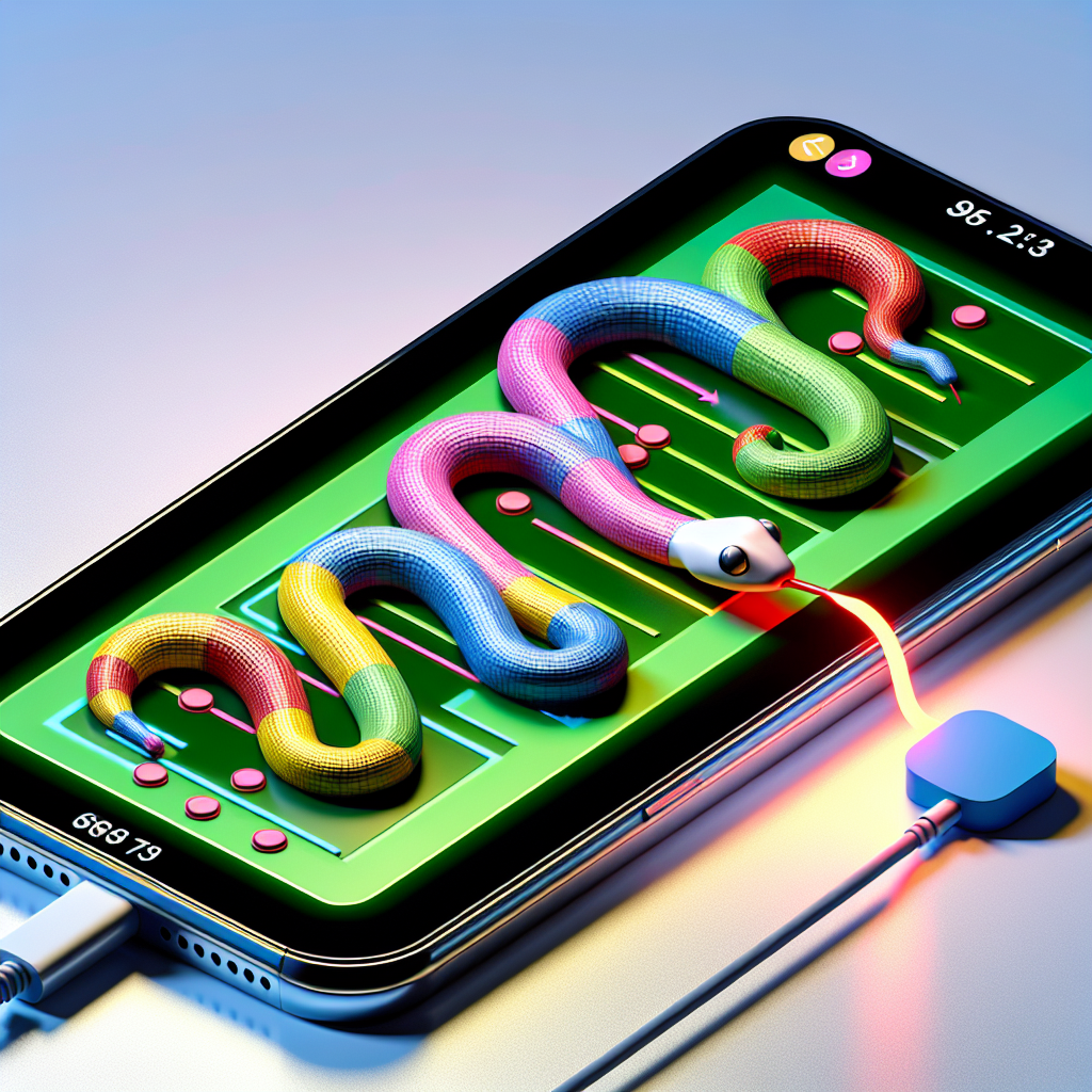 Modern Snake game version